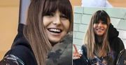 Ciężarna Anna Lewandowska w wygodnej stylizacji kibicuje Polsce na meczu Polska-Słowenia. Widać brzuszek?