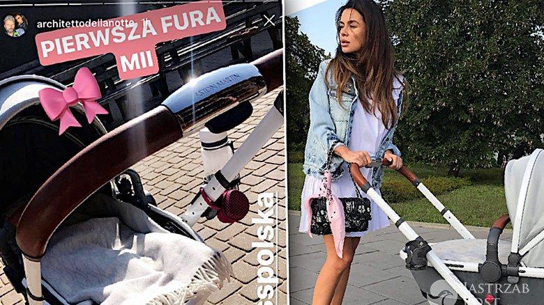 Natalia Siwiec wózek Aston Martin