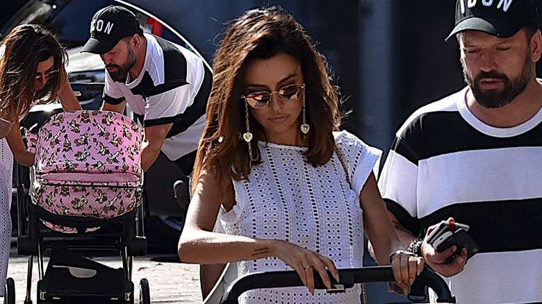 Natalia Siwiec, spacer z córką