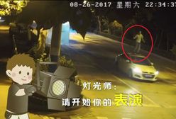 Wyluzowany pasażer tańczył na dachu auta. Chciał się przewietrzyć