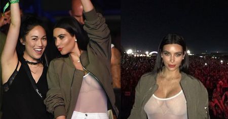 Kim pokazała piersi na festiwalu! (ZDJĘCIA)