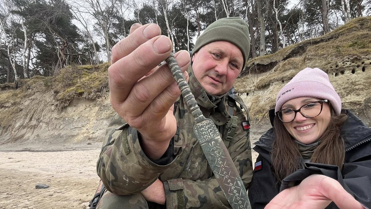 Niezwykły sztylet znaleziony nad Bałtykiem