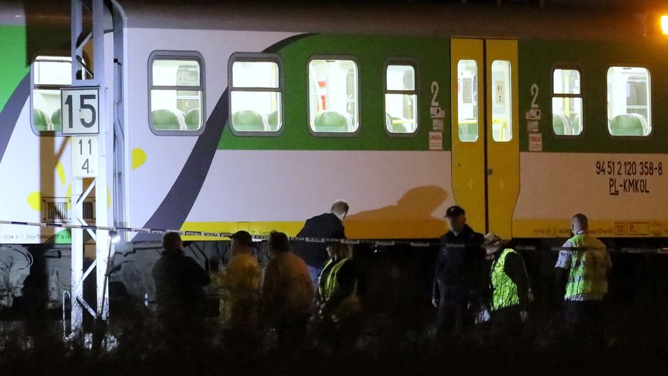 Mazowieckie. Miejsce wypadku w rejonie stacji Warszawa-Gołąbki