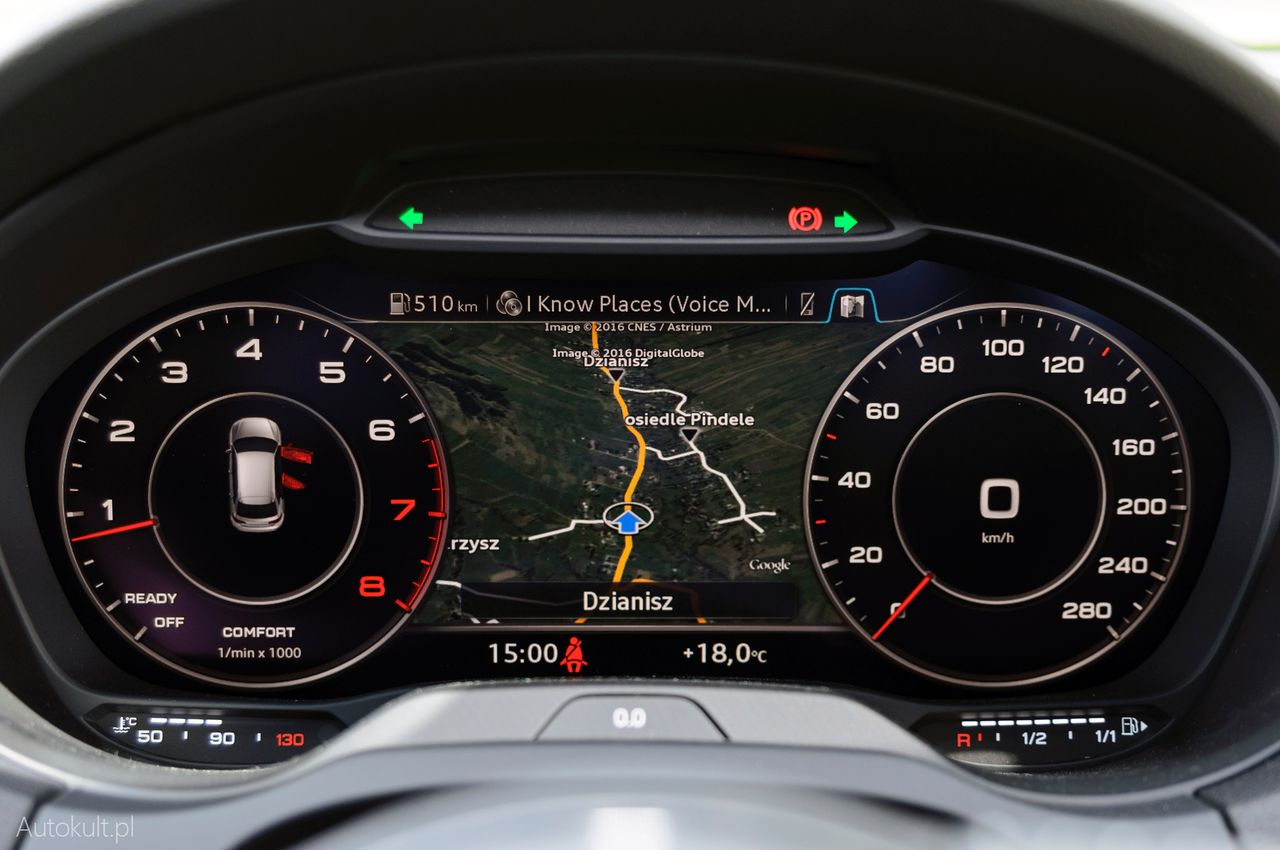 Audi A3 Sportback po liftingu - Virtual Cockpit