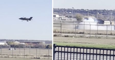 Katastrofa F-35 uwieczniona na wideo. Pilot zdążył się katapultować