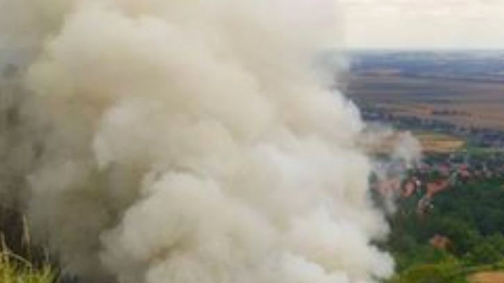 Dolny Śląsk. Pożar w Srebrnej Górze