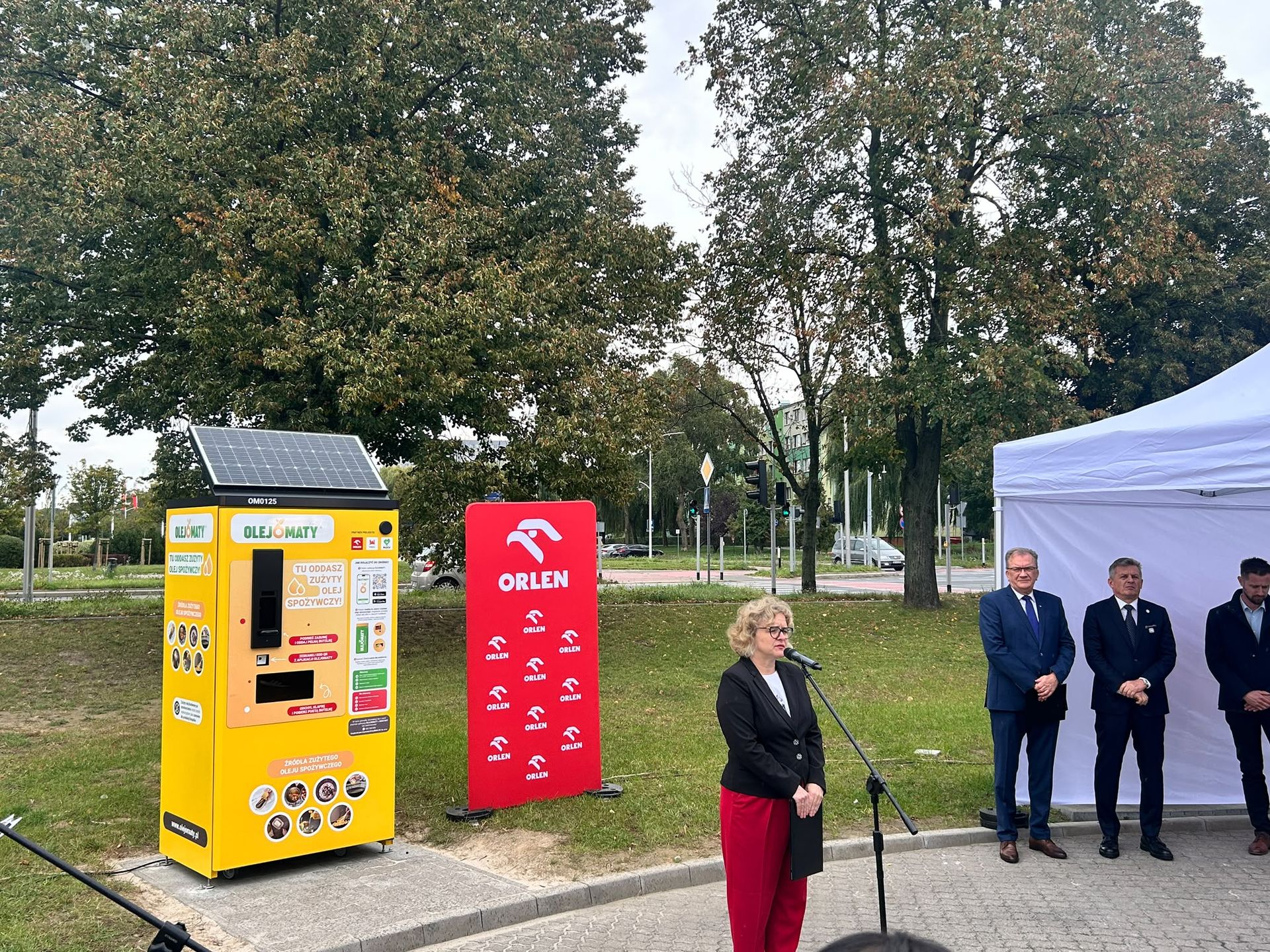 Pierwszy olejomat na stacji ORLEN w Płocku 