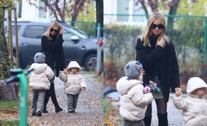 Katarzyna Tusk z mężem i córkami