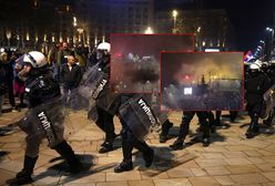 Zamieszki i ataki na policjantów w Belgradzie. Zakończono protest