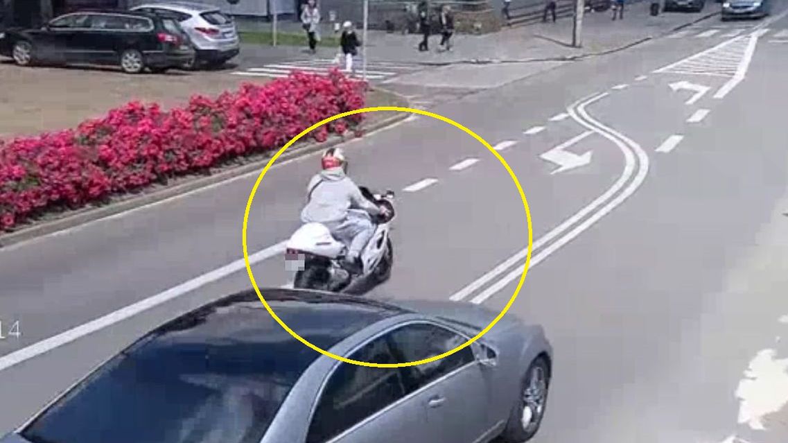  22-letni motocyklista szalał po ulicach Lubartowa. Nie zwracał uwagi nawet na podwójną ciągłą