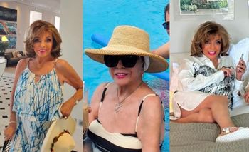 Joan Collins korzysta z życia, wczasując się z młodszym o trzy dekady mężem w St. Tropez. Dacie wiarę, że ma 93 LATA? (ZDJĘCIA)