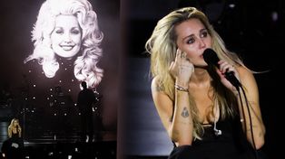 Miley Cyrus zalała się łzami na scenie. Wspomniała zmarłą Dolly Parton