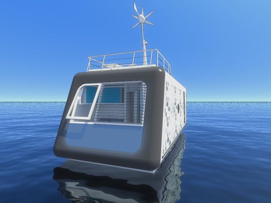 WaterSpace's Floating Studio Flat