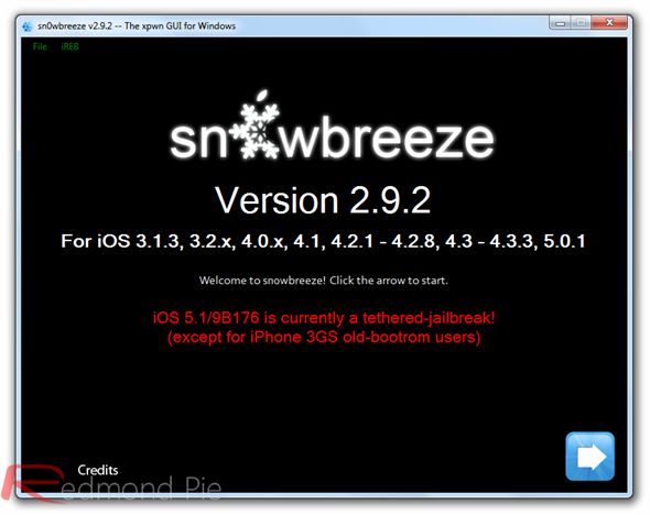 Sn0wbreeze 2.9.2 dla iOS 5.1