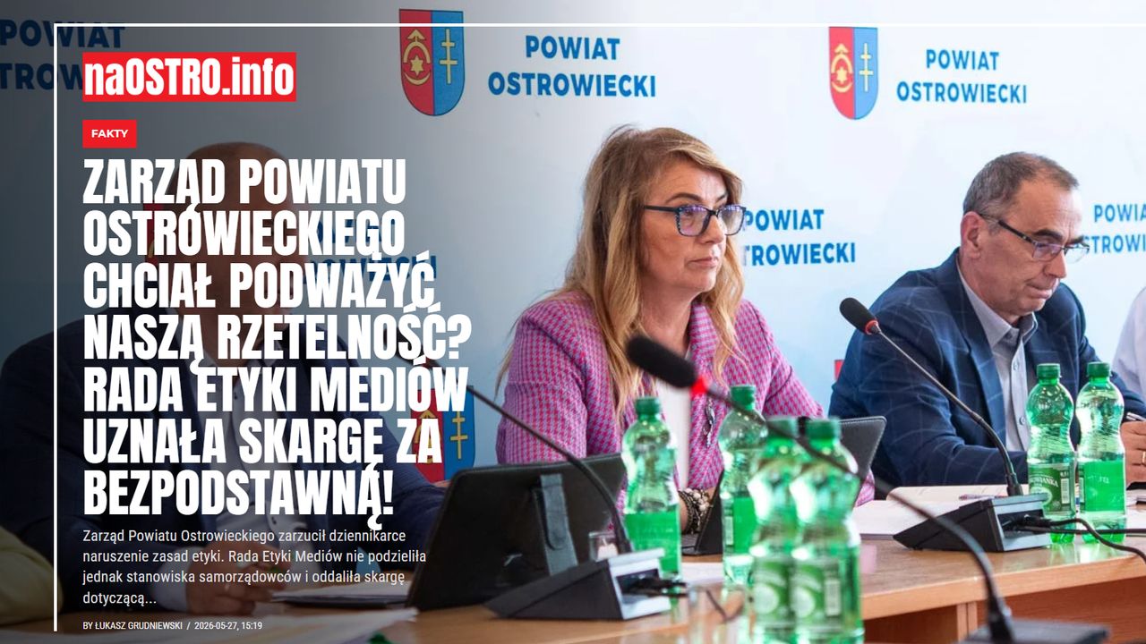 Dziennikarka prosiła o dostęp do informacji publicznej. Radni skierowali skargę
