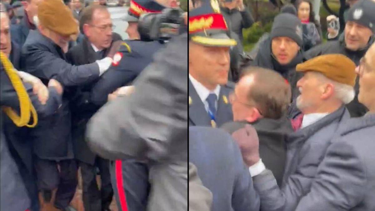 Mariusz Kamiński i Maciej Wąsik próbują wejść do Sejmu. Antoni Macierewcz wziął udział w awanturze 