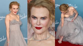Nicole Kidman niczym Kopciuszek gubi pantofelek na czerwonym dywanie (ZDJĘCIA)