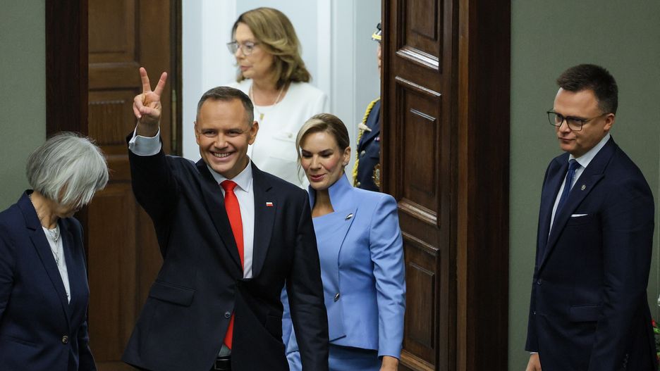 Karol Nawrocki i Marta Nawrocka