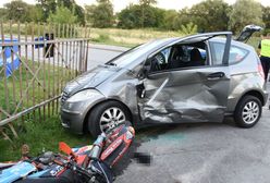Tragiczny wypadek. Nie żyje 15-latek, który jechał motocyklem