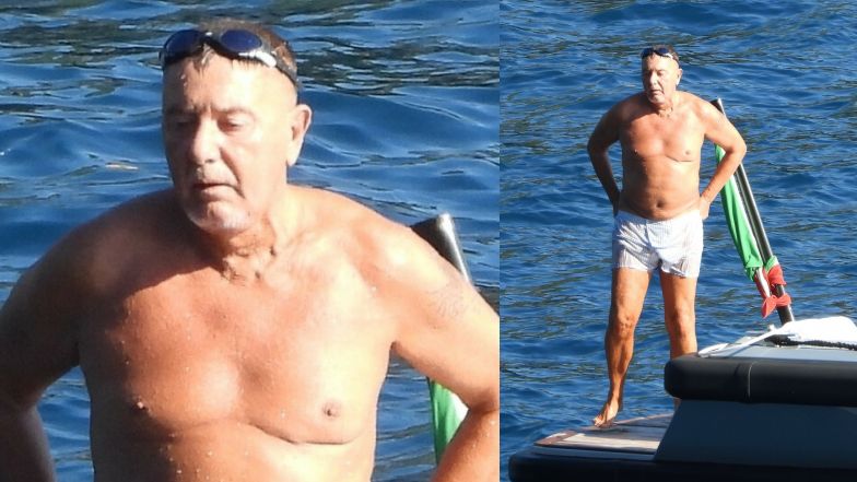 Stefano Gabbana na wakacjach z ukochanym