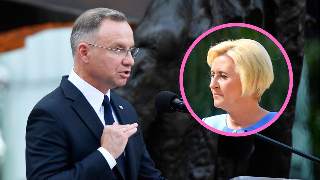 Agata i Andrzej Duda na Narodowym Czytaniu. Pierwsza dama odstawiła się na NIEBIESKO