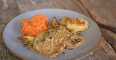 Kotlety wieprzowe z zielonym pieprzem