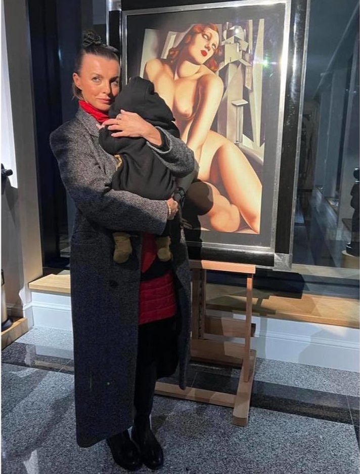 Katarzyna Sokołowska z rodziną