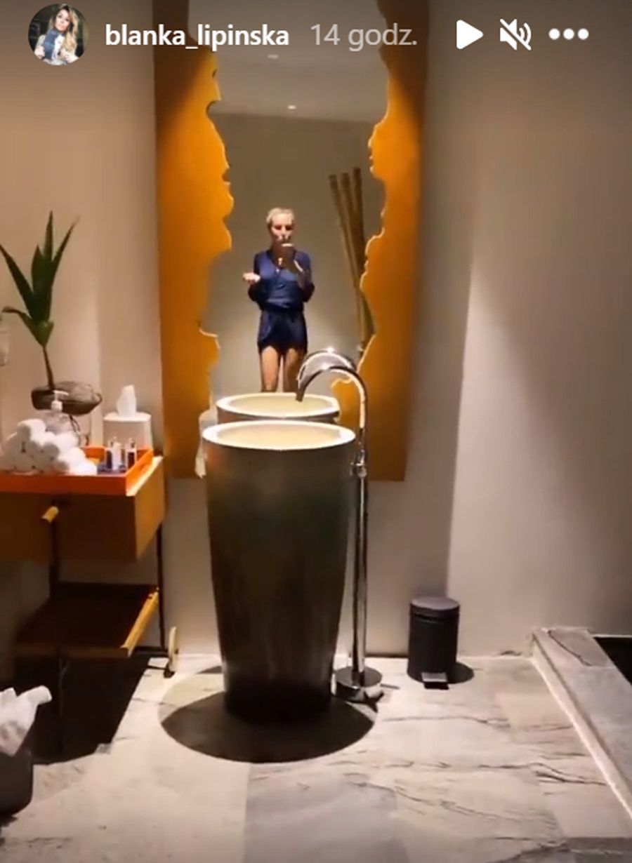 Blanka Lipińska na Malediwach