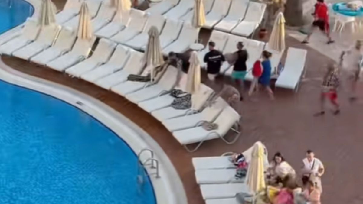 Walka o leżaki w Turcji.