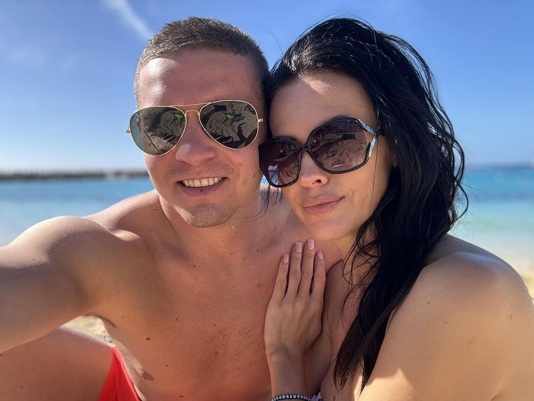 Sylwia Dekiert z narzeczonym