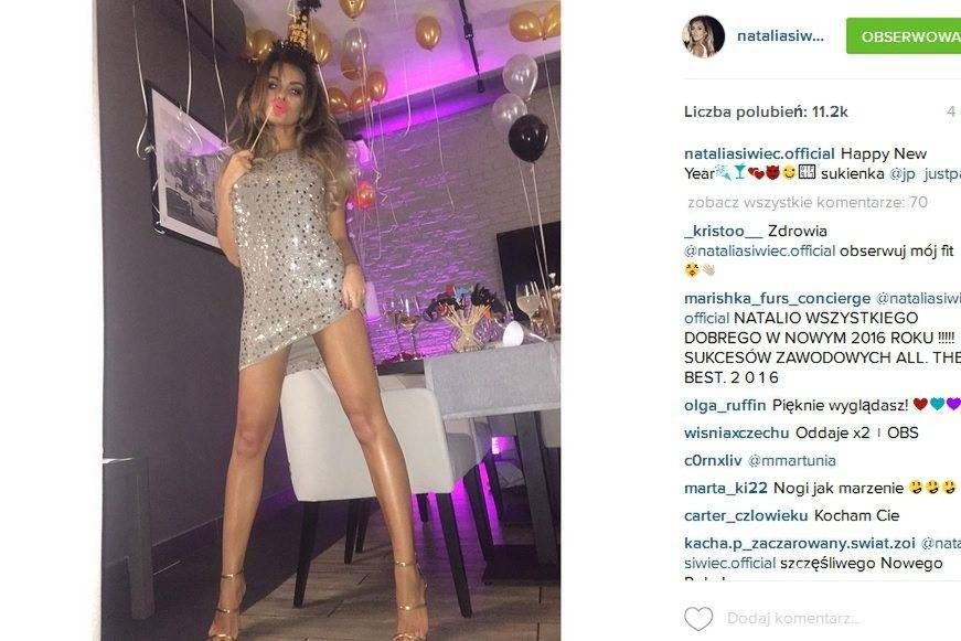 Natalia Siwiec w sukience Just Paul