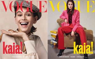 Sztuczny uśmiech Kai Gerber na okładce włoskiego "Vogue'a"