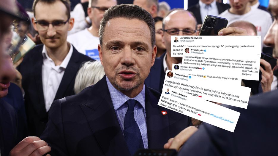 Politycy skomentowali wystąpienie Trzaskowskiego na konwencji