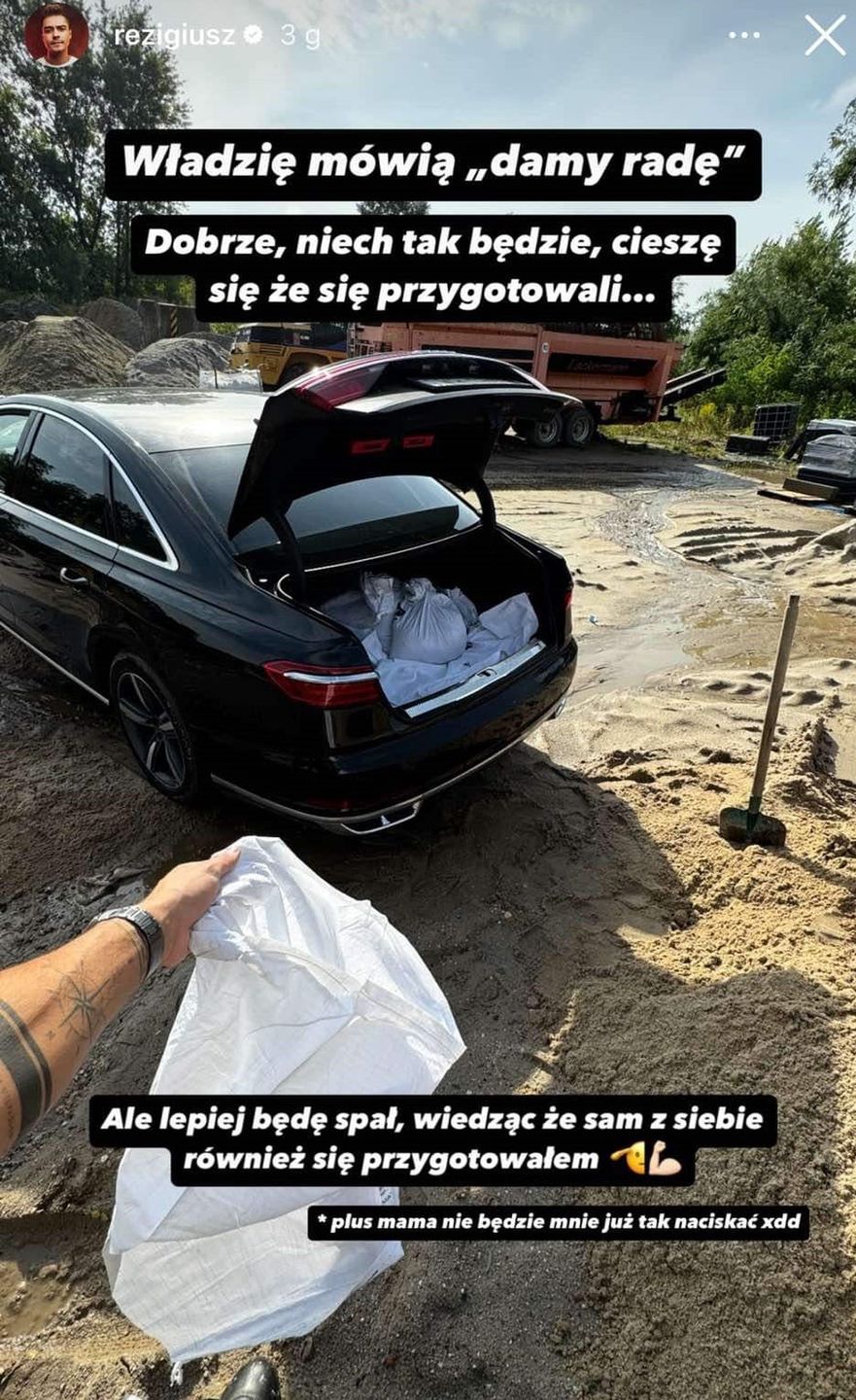 ReZigusz zabezpieczył swój dom przed ewentualnym zalaniem