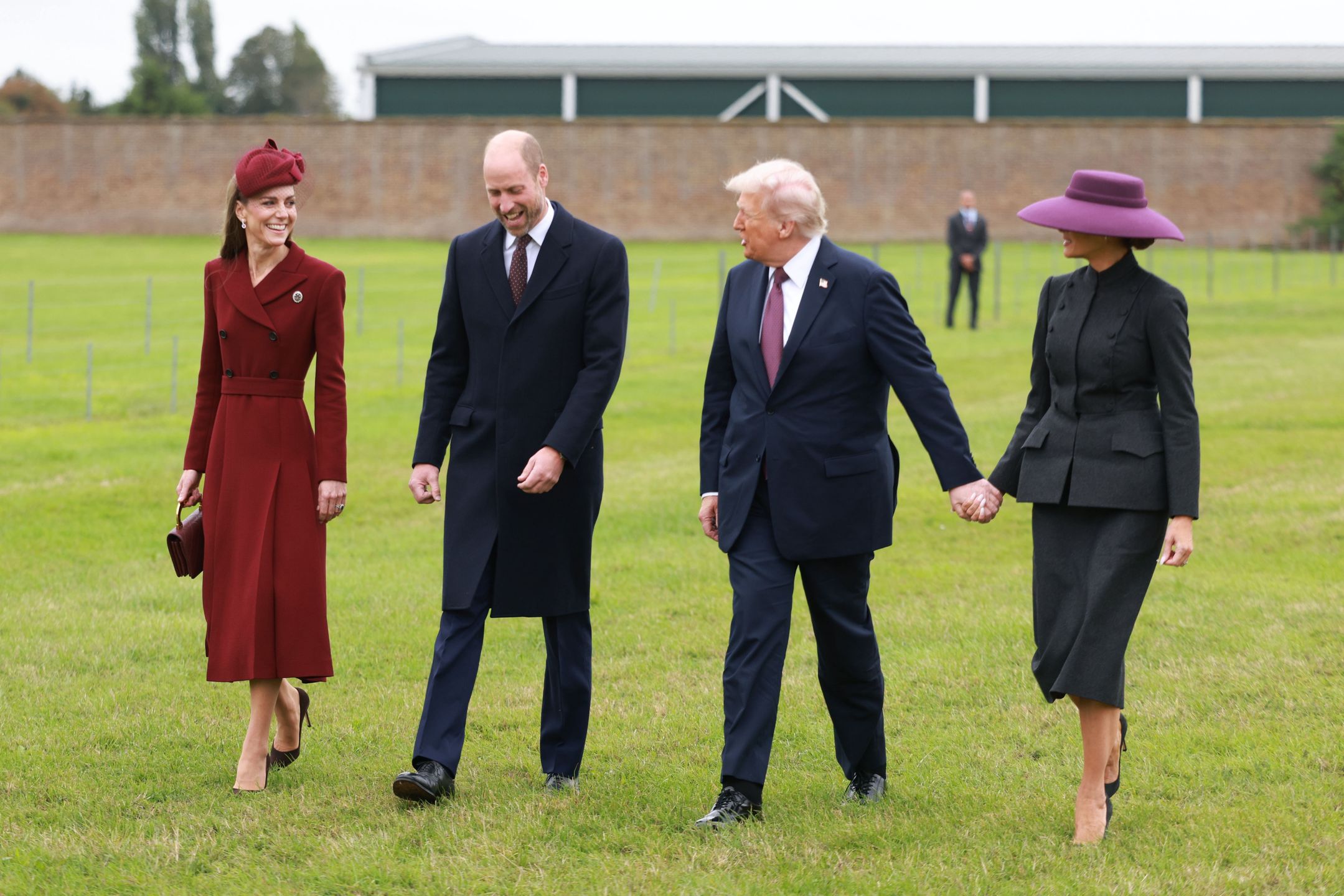 Royalsi witają Trumpów w Wielkiej Brytanii