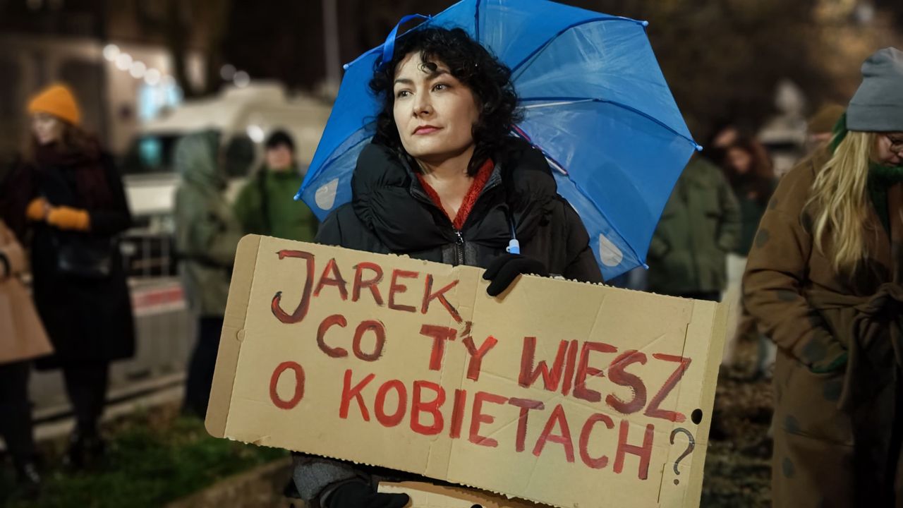 Protest na Żoliborzu