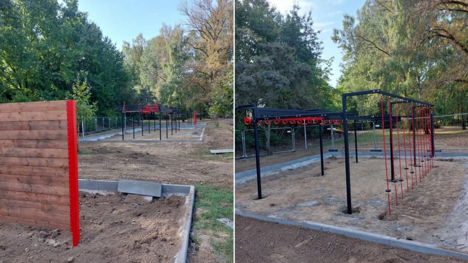 Ninja Park - wedle zapowiedzi urzędników - już wkrótce będzie gotowy. Źródło: Dzielnica Białołęka