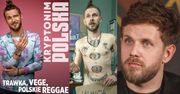 Antek Królikowski jednak w czymś zagrał! Jako "hipster wyznający zasadę POLIAMORII" poleca z plakatu: "TRAWKA, vege, polskie reggae"