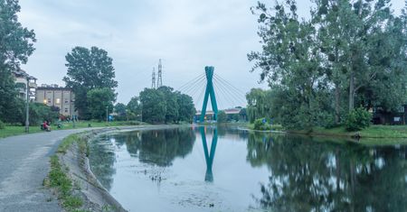 Przechodnie się przerazili. W centrum Bydgoszczy w rzece pływały zwłoki