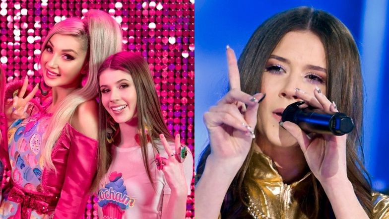 Roksana Węgiel pokazuje wulgarny gest na zdjęciu z Cleo