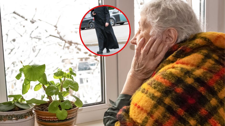 Seniorki chciały pogonić księdza kijem