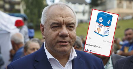 6,99 zł za kilogram. Tyle kosztuje "państwowy" cukier reklamowany przez Sasina
