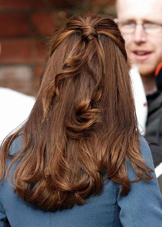 Piękne włosy księżnej Kate