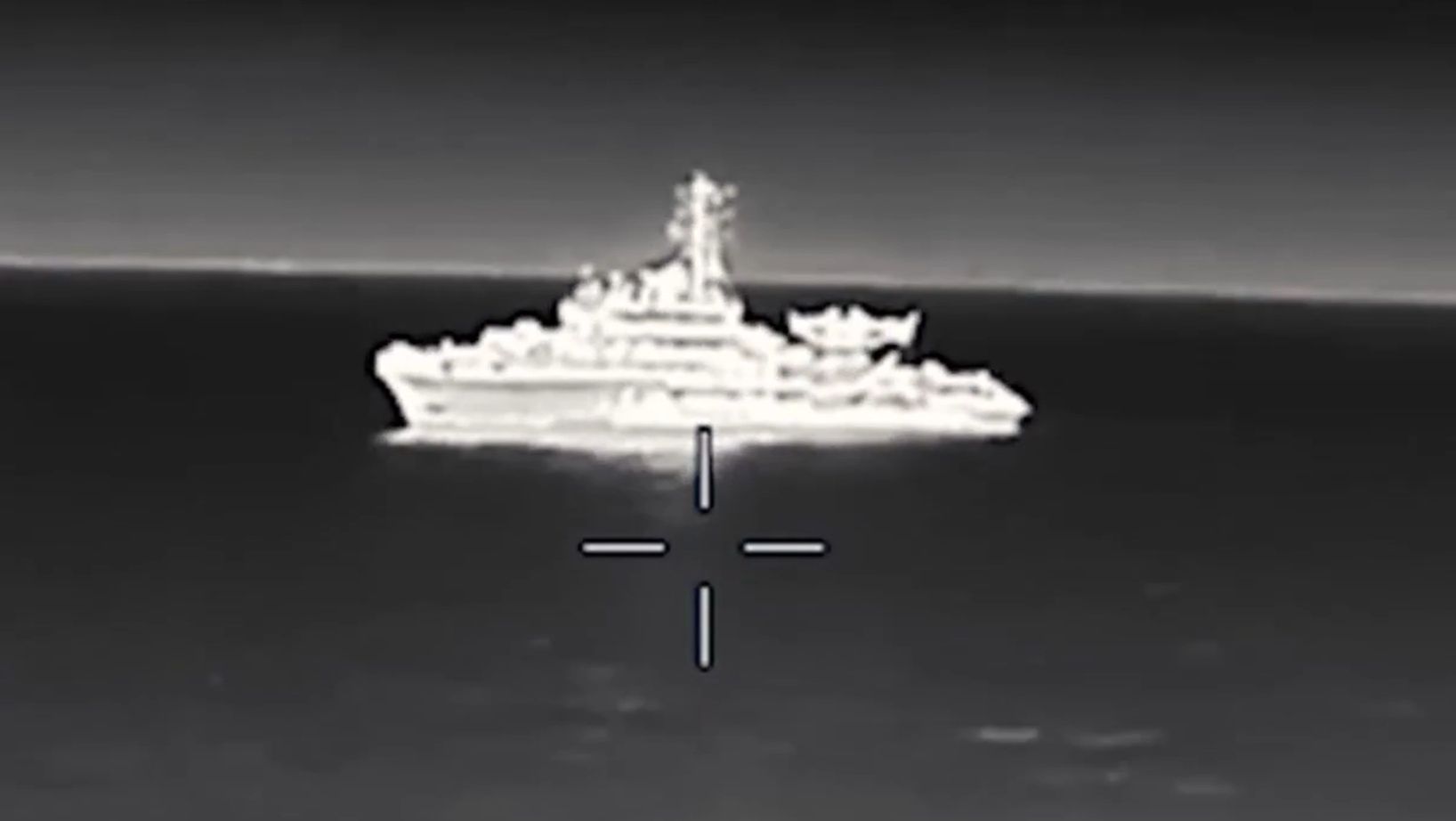 Ukraińcy namierzyli rosyjski okręt. Chwilę później uderzenie