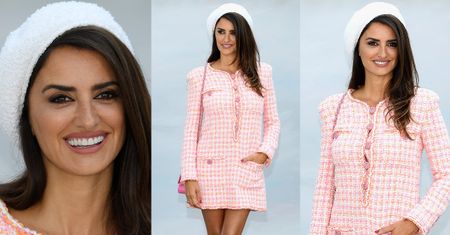 Penelope Cruz odsłania nogi w kusej sukience Chanel