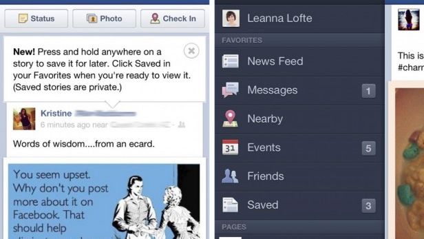 Nowa funkcja Facebooka pozwalająca zapisywać posty "na później" 1