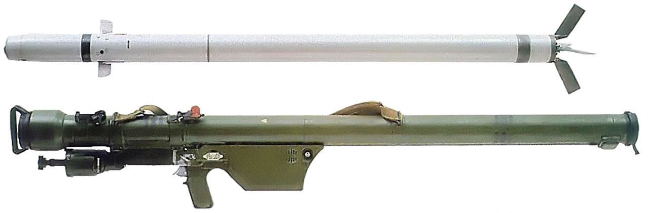 Strzała-2M - wyrzutnia i pocisk