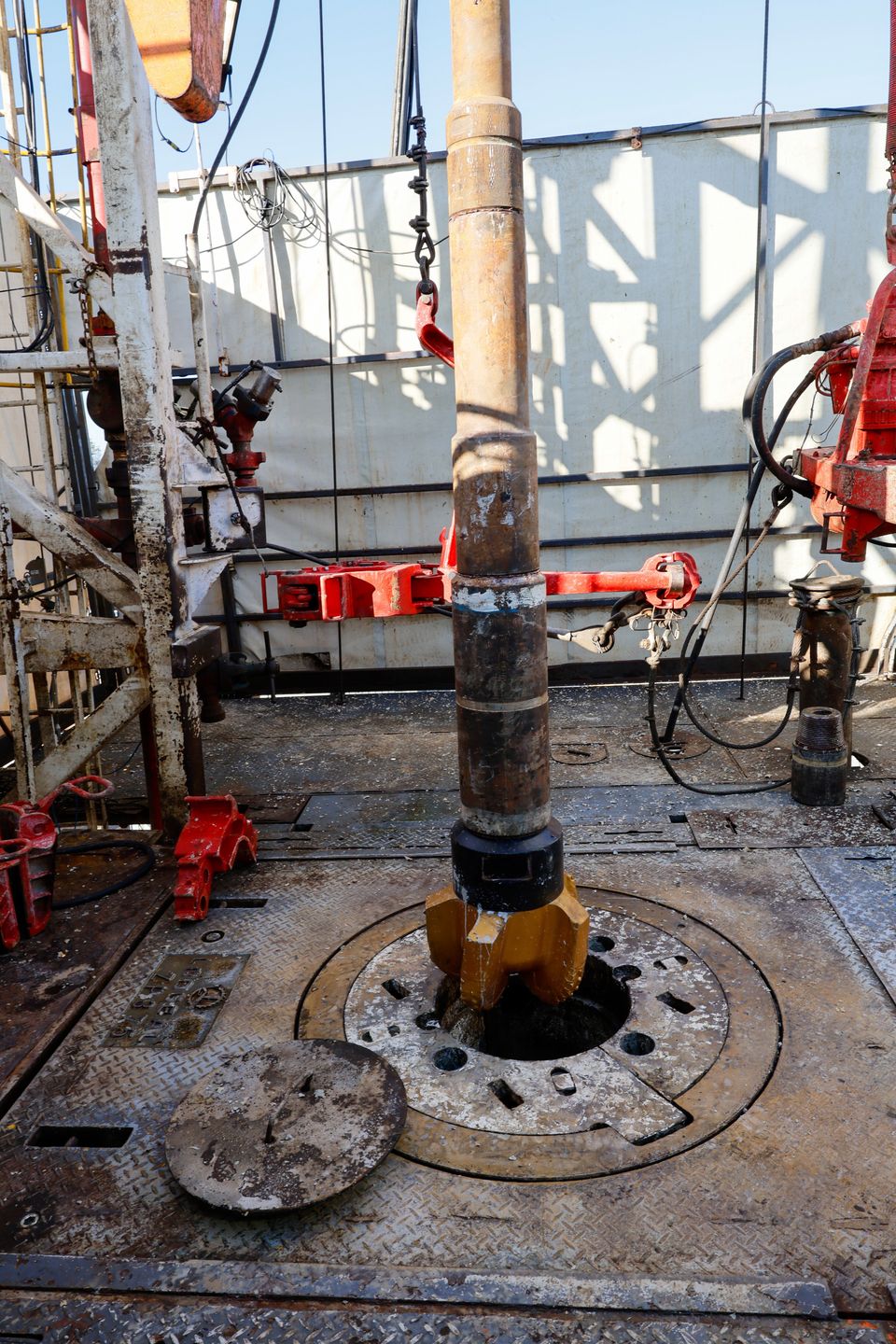 uruchomienie odwiertuTurek, 18.10.2024. Uruchomienie odwiertu geotermalnego na terenie budowy Geotermii Turek, 18 bm. (ad) PAP/Tomasz WojtasikTomasz Wojtasikbudowa, energetyka, energia, geotermalny, geotermia, odwiert