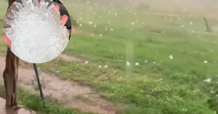 Rekordowa anomalia pogodowa w USA. Na zdjęciu praktycznie nie widać dłoni