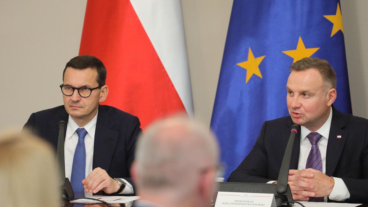Premier Mateusz Morawiecki, i  prezydent Andrzej Duda